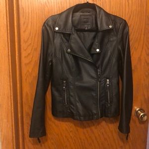 Faux leather jacket